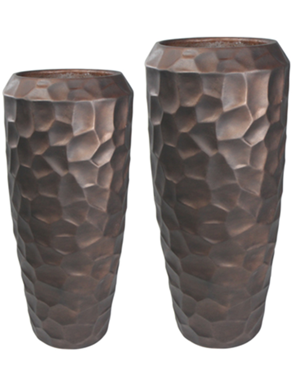 Ghiveci plante D55xH125cm Cascara Vase Bronze (set of 2)