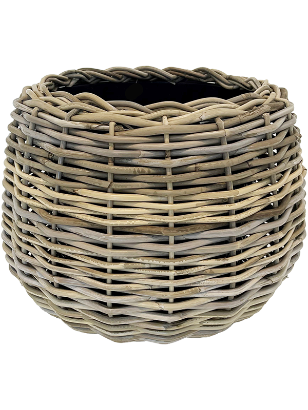 Ghiveci plante D55xH44cm Drypot Rattan Tina Grey