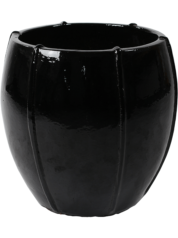 Ghiveci plante D55xH55cm Moda Emperor Black Shiny