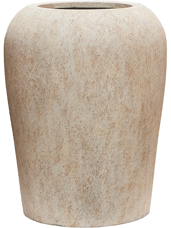 Ghiveci plante D55xH70cm Mineral Lena M Travertine Beige