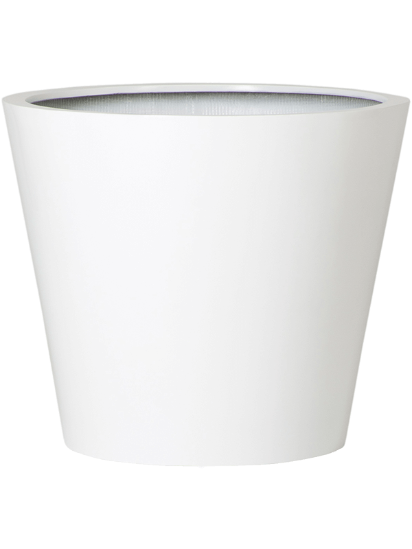 Ghiveci plante D58xH50cm Fiberstone Bucket M Glossy White