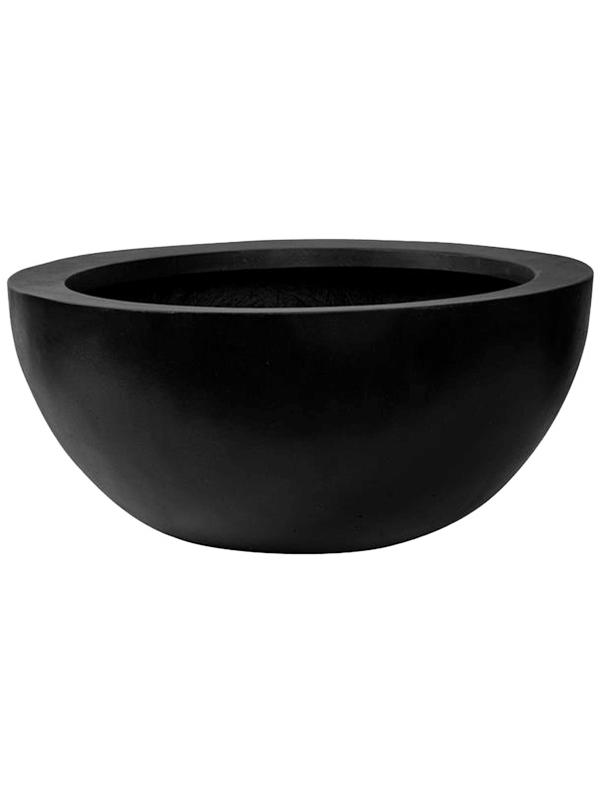 Ghiveci plante D60xH28cm Fiberstone Vic Bowl L Black