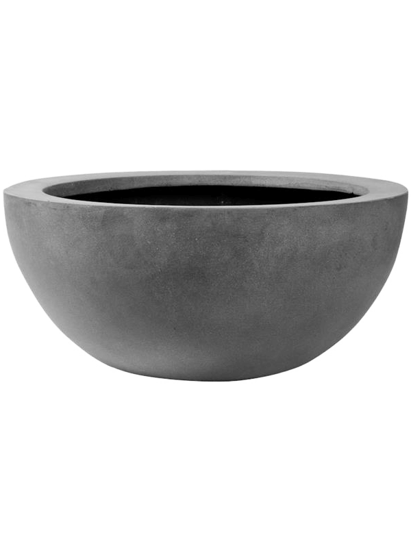 Ghiveci plante D60xH28cm Fiberstone Vic Bowl L Grey