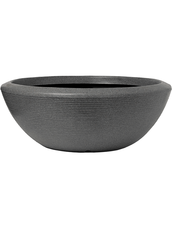 Ghiveci plante D61xH25cm Capi Arc Granite Bowl Low Anthracite