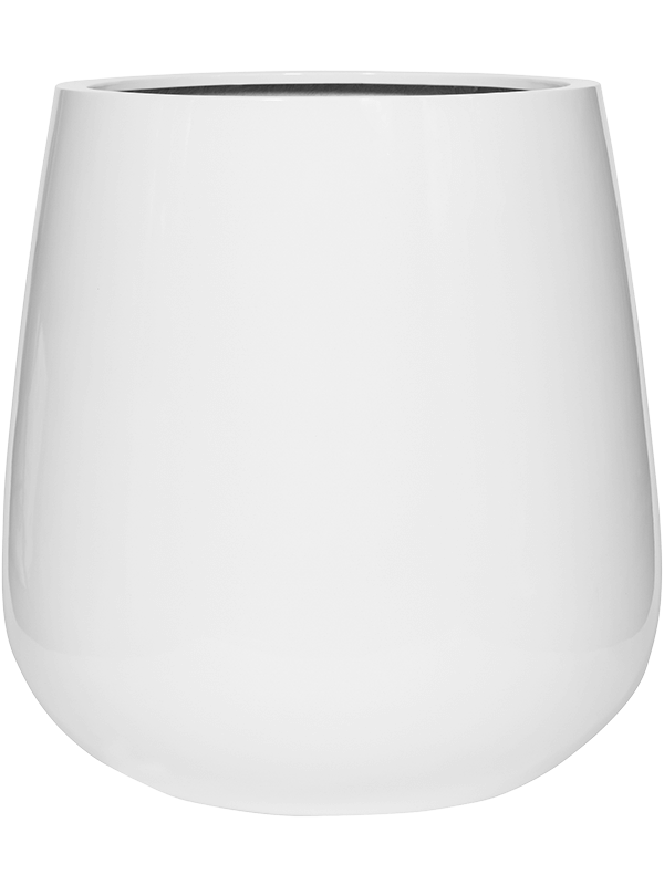 Ghiveci plante D66xH67cm Fiberstone Pax XL Glossy White