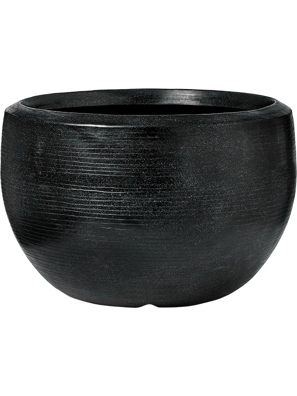 Ghiveci plante D67xH45cm Capi Arc Granite Vase Ball Black