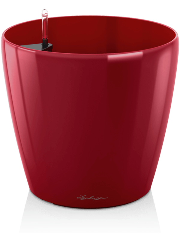 Ghiveci plante D70xH65cm Lechuza Premium Classico 70 All Inclusive Set Scarlet Red High-gloss