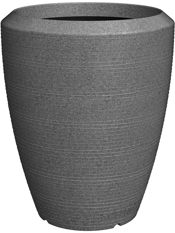 Ghiveci plante D80xH93cm Capi Arc Granite Vase Elegant Anthracite