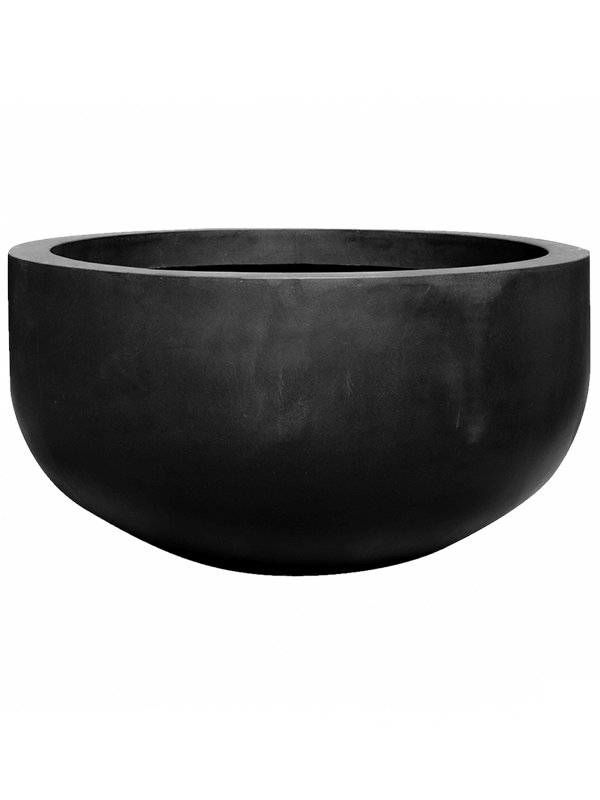 Ghiveci plante D92xH50cm Fiberstone City Bowl S Black