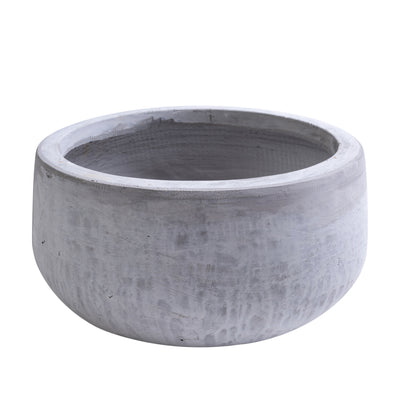 Ghiveci plante H16xD30 cm. gri ciment