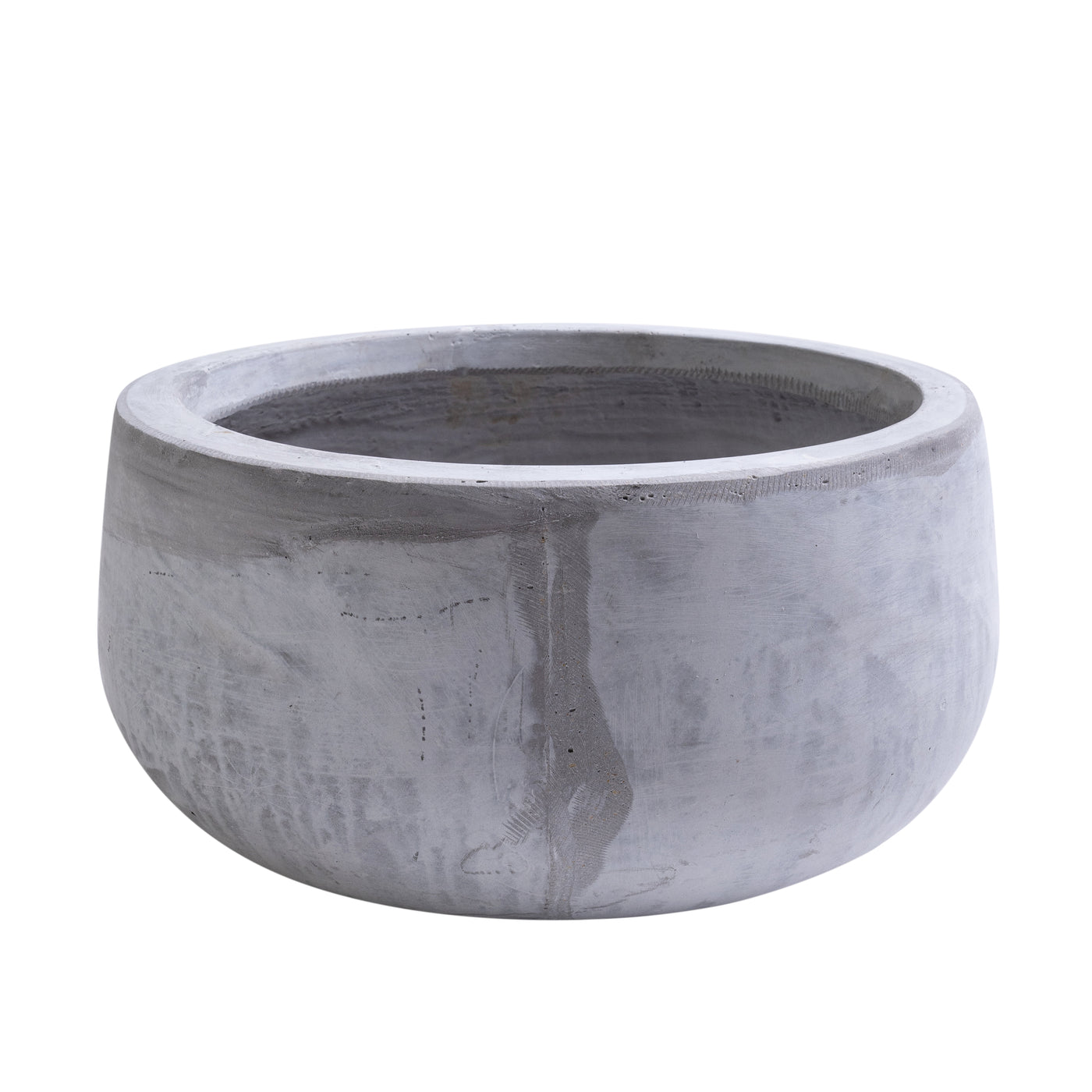 Ghiveci plante H16xD30 cm. gri ciment