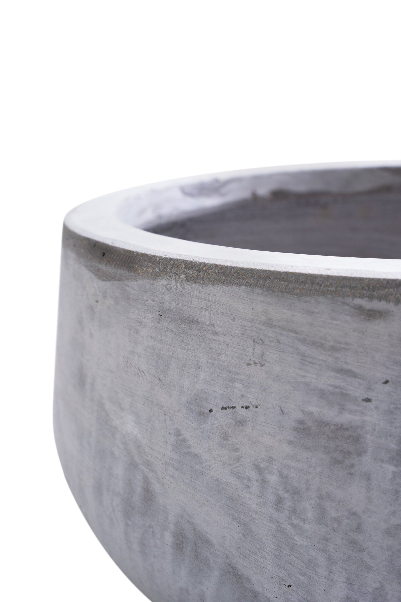 Ghiveci plante H16xD30 cm. gri ciment