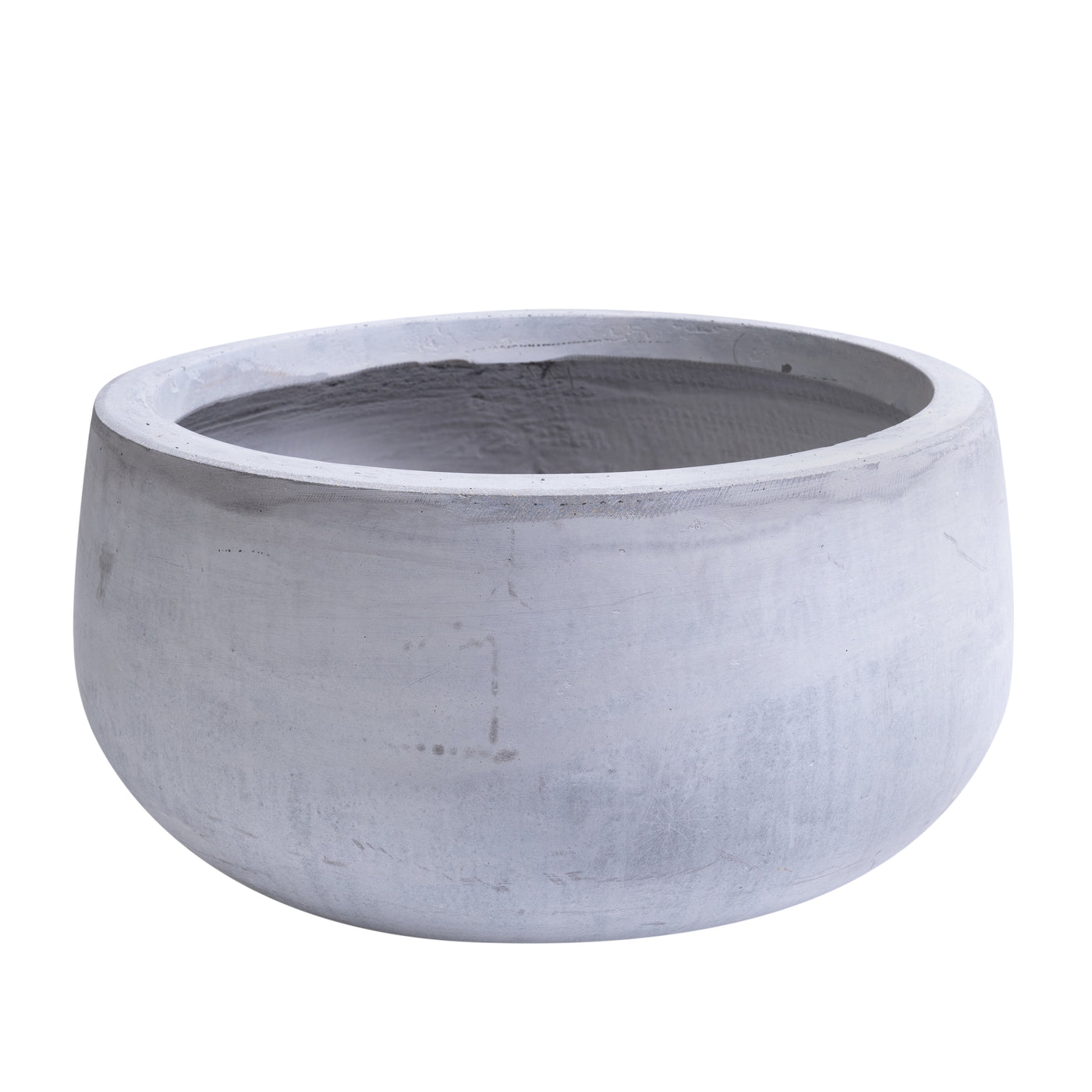 Ghiveci plante H20.5xD40 cm. gri ciment