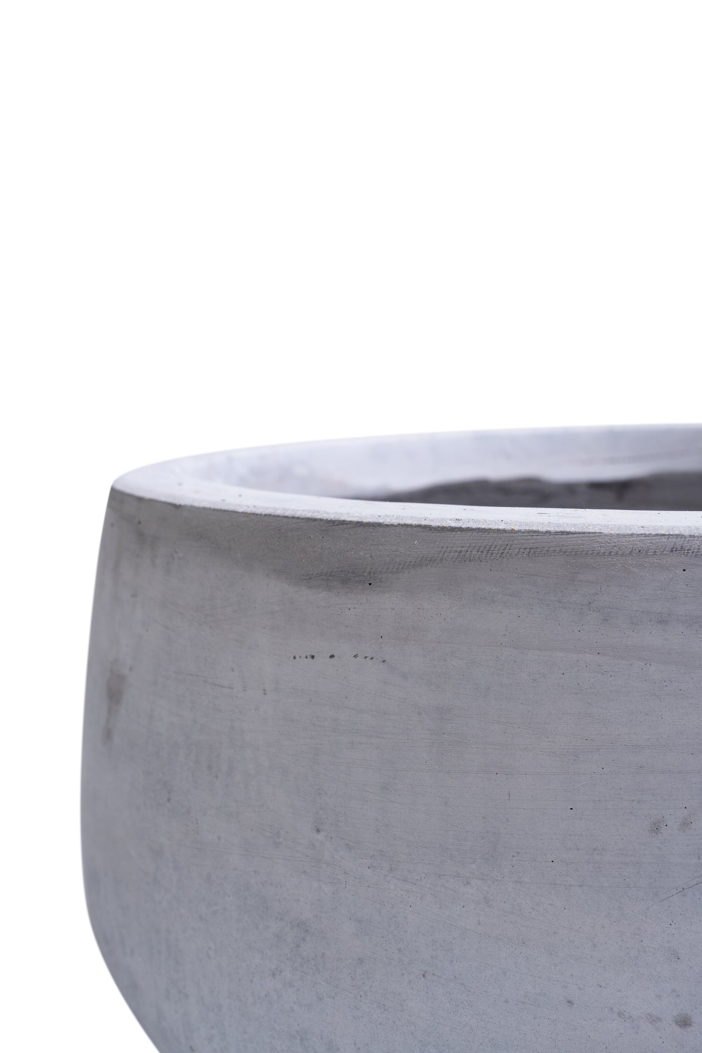 Ghiveci plante H20.5xD40 cm. gri ciment