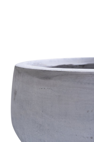 Ghiveci plante H20.5xD40 cm. gri ciment