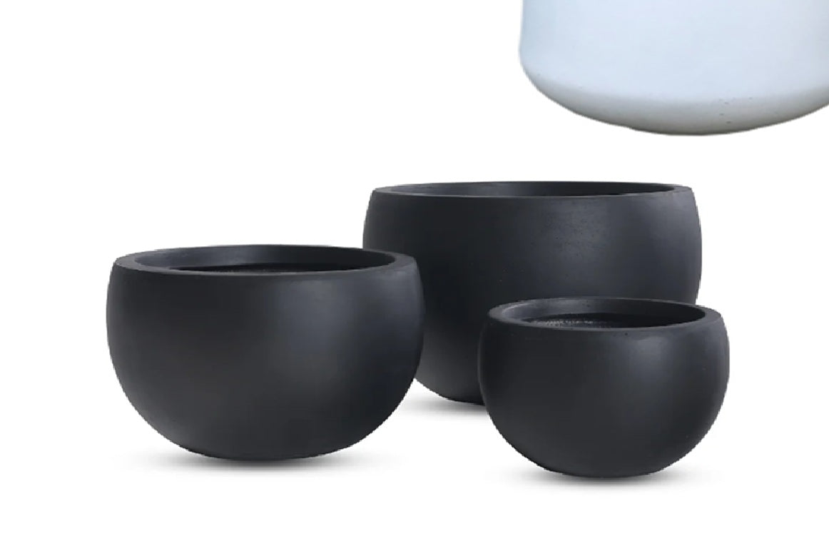 Ghiveci plante H20xD30 cm alb