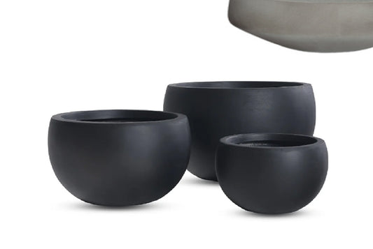 Ghiveci plante H20xD30 cm gri deschis