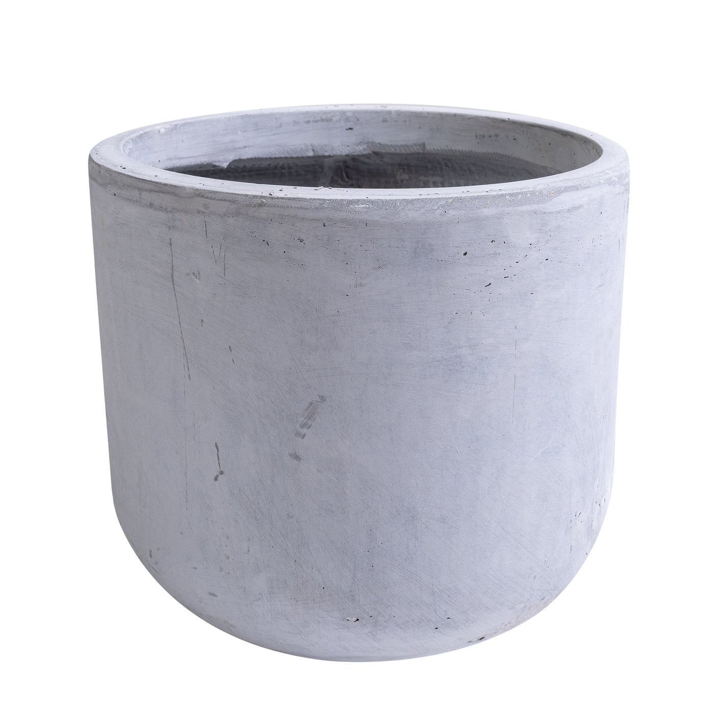 Ghiveci plante H23.5xD28 cm. gri ciment