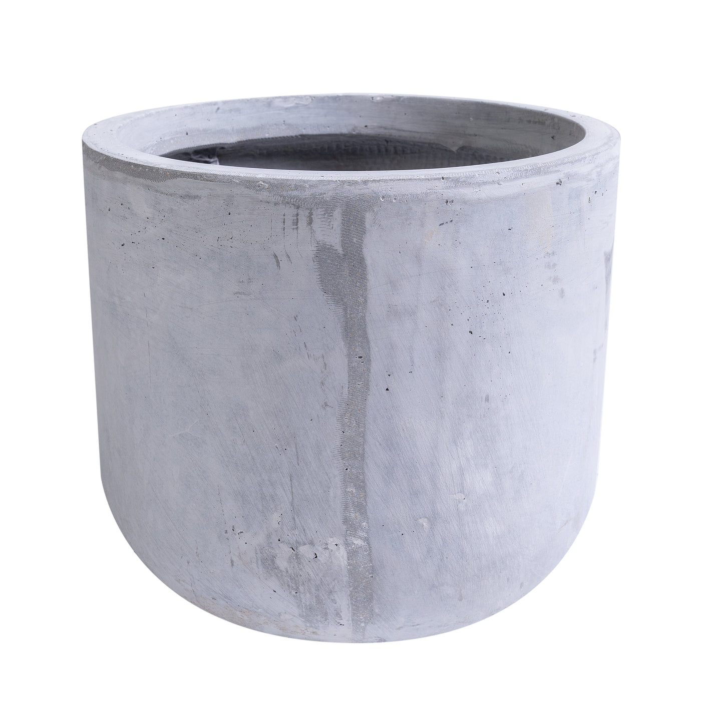 Ghiveci plante H23.5xD28 cm. gri ciment