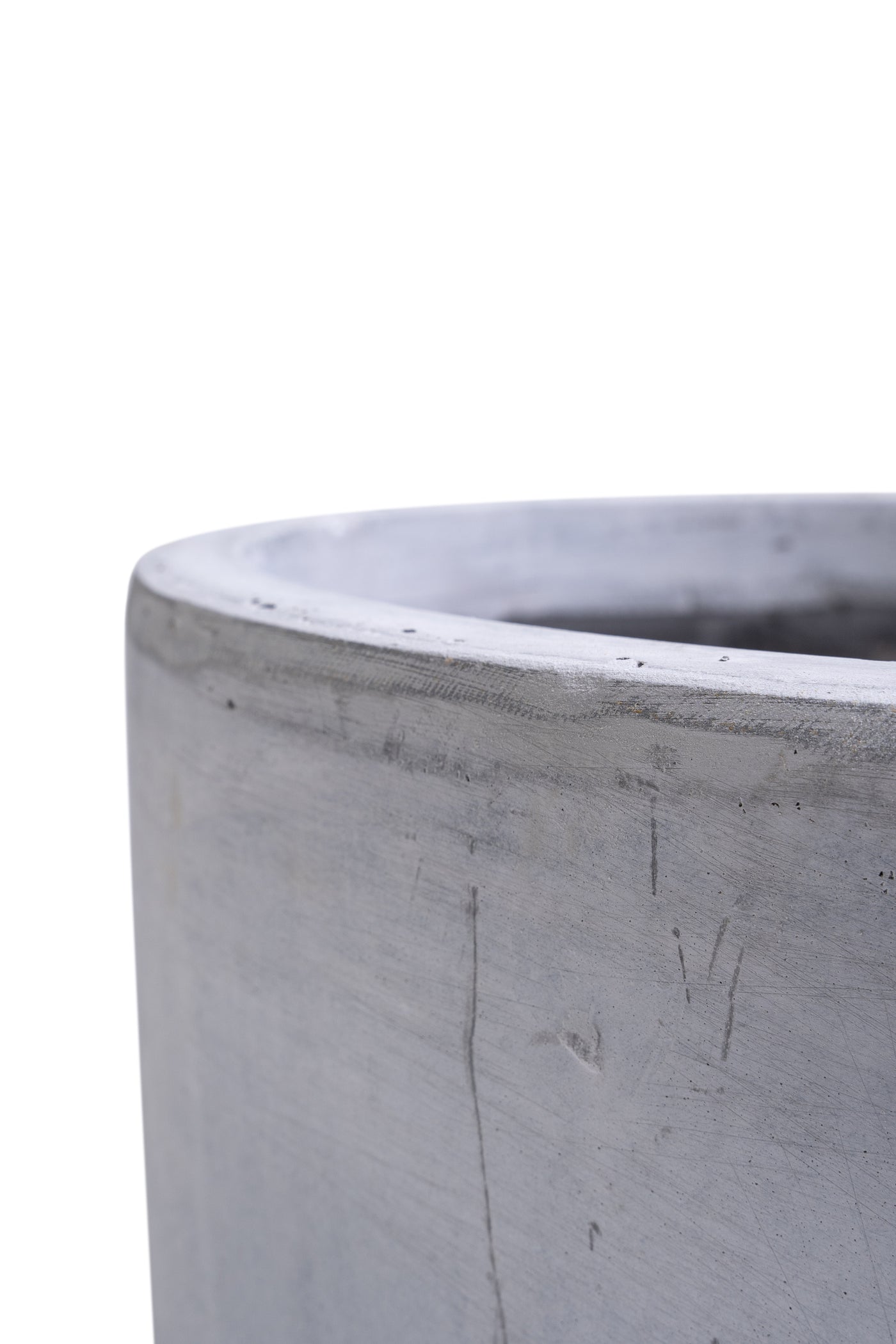 Ghiveci plante H23.5xD28 cm. gri ciment