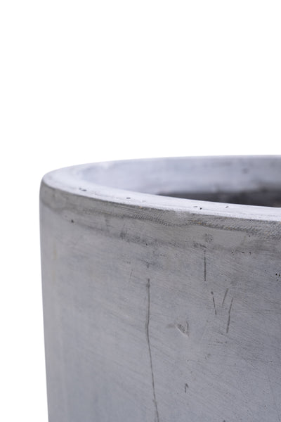 Ghiveci plante H23.5xD28 cm. gri ciment