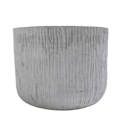 Ghiveci plante H24xD30 cm. gri ciment