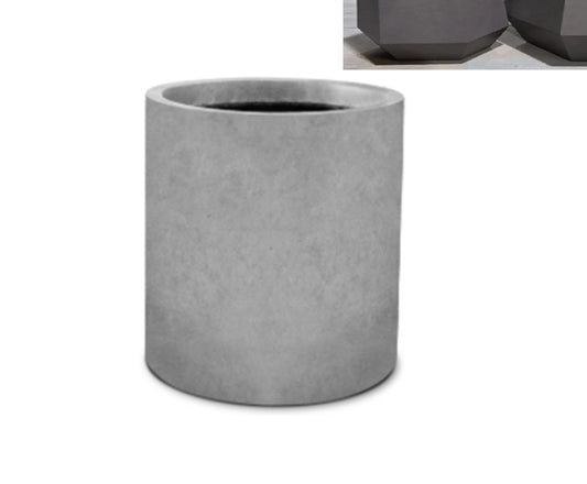 Ghiveci plante H25xD25 cm gri maroniu