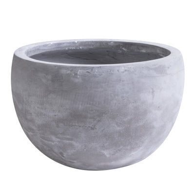Ghiveci plante H26xD40 cm. gri ciment