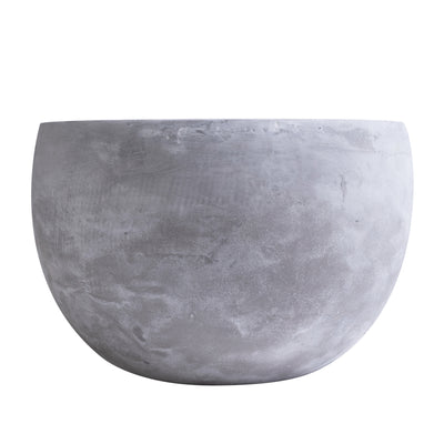 Ghiveci plante H26xD40 cm. gri ciment