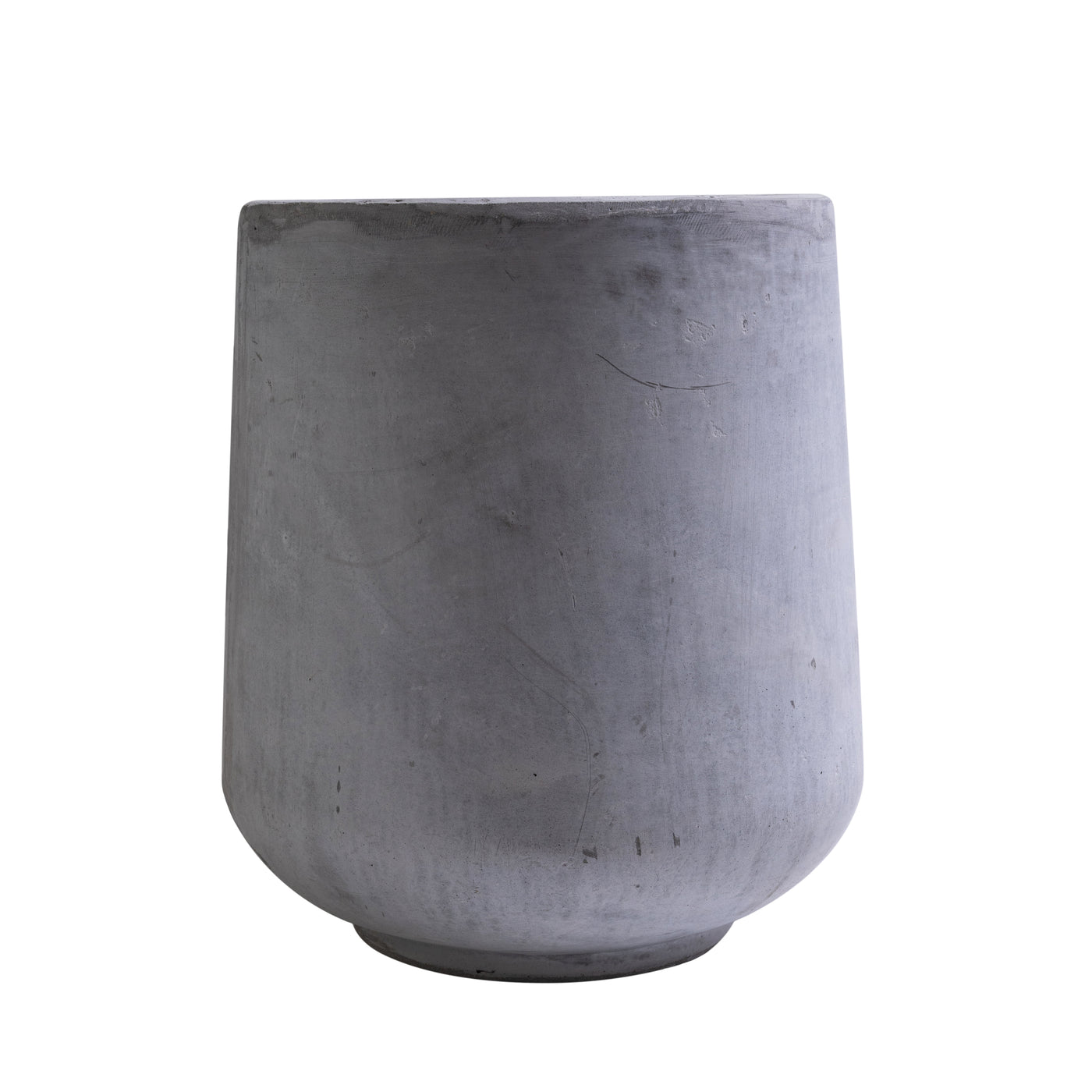 Ghiveci plante H27xD24 cm. gri ciment