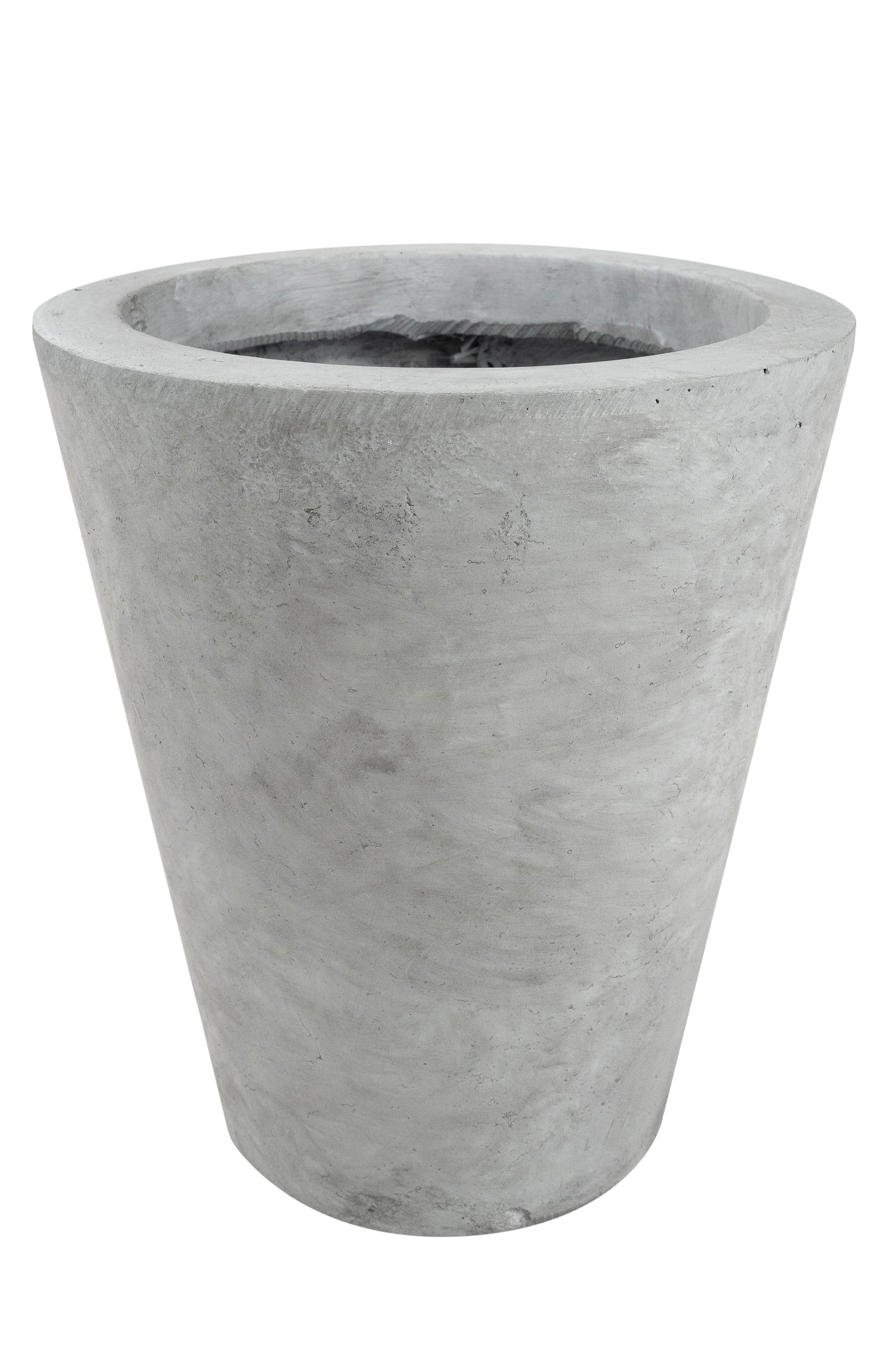 Ghiveci plante H28xD25 cm. gri ciment