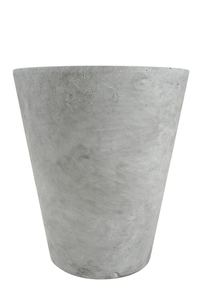 Ghiveci plante H28xD25 cm. gri ciment