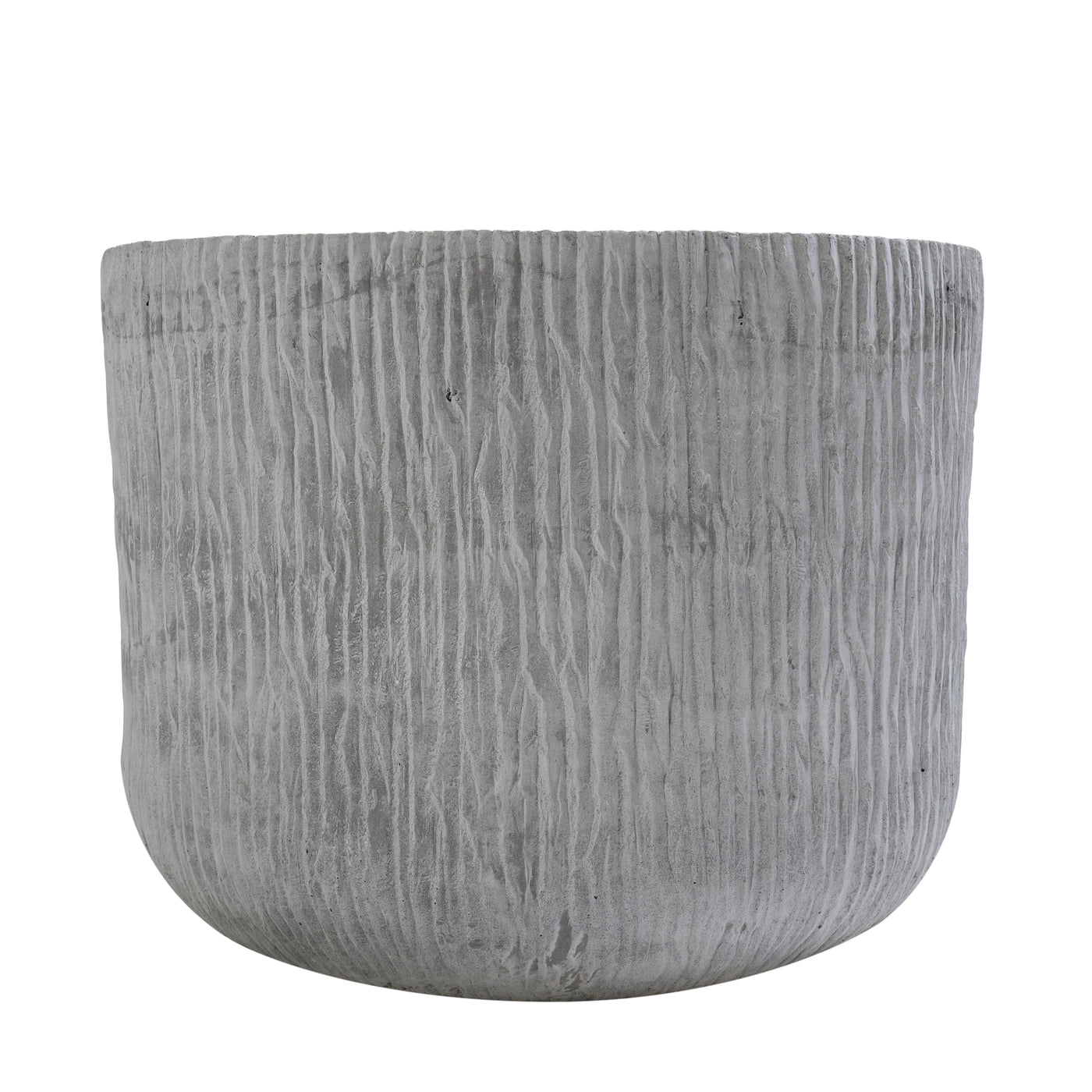 Ghiveci plante H29xD37 cm. gri ciment