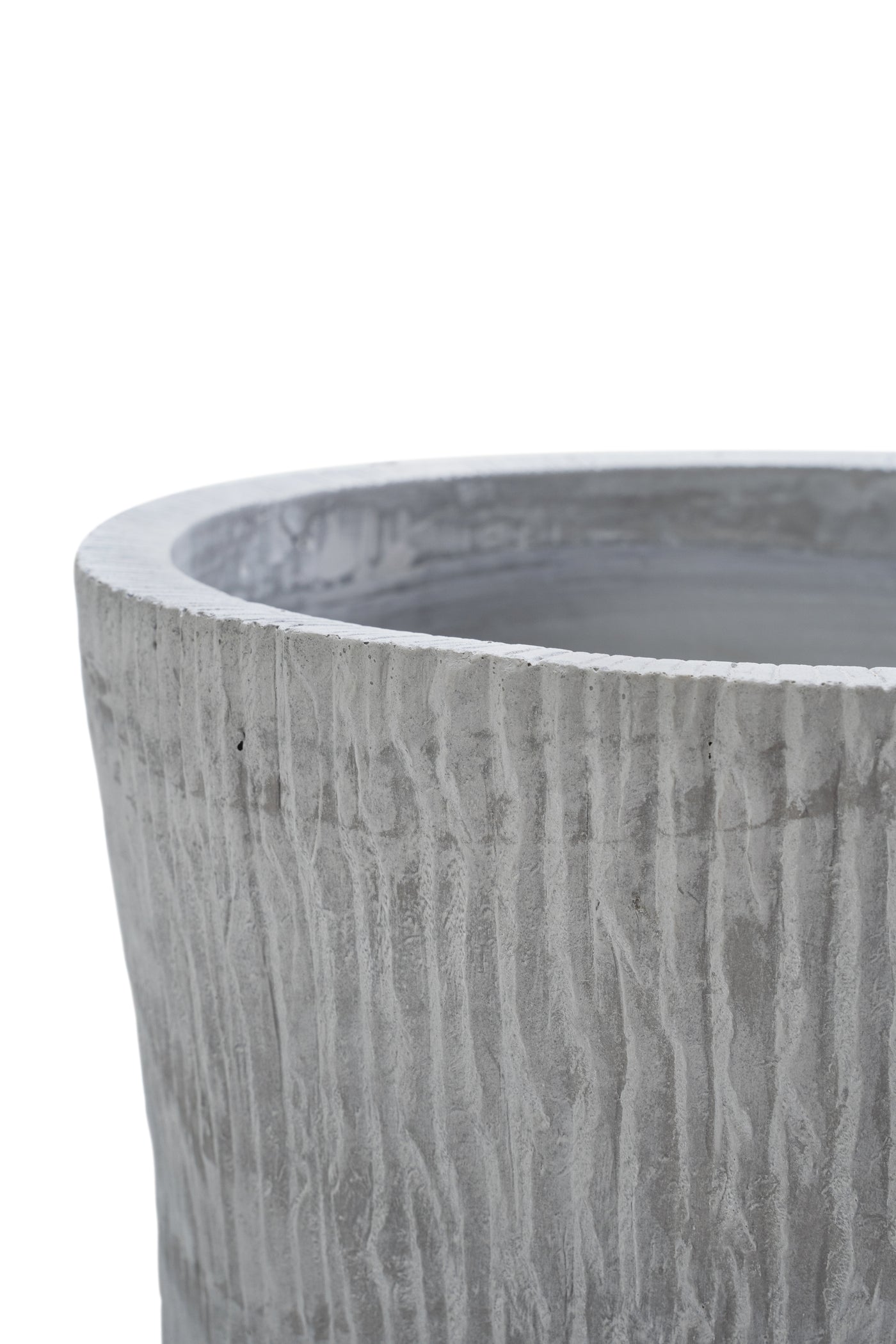 Ghiveci plante H29xD37 cm. gri ciment