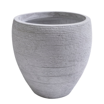 Ghiveci plante H30xD30 cm. gri ciment