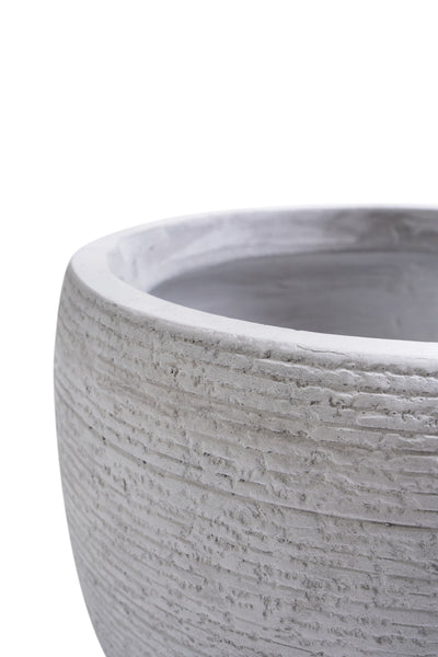 Ghiveci plante H30xD30 cm. gri ciment