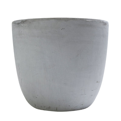 Ghiveci plante H31xD35.5 cm. gri ciment