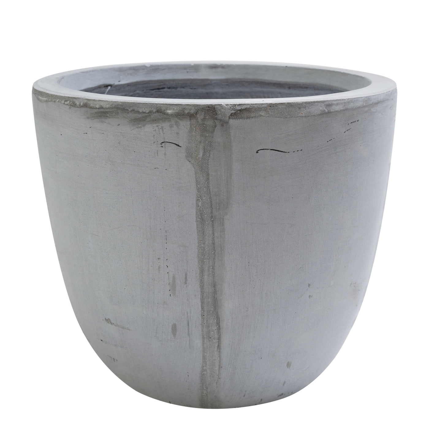 Ghiveci plante H31xD35.5 cm. gri ciment