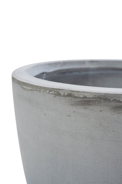 Ghiveci plante H31xD35.5 cm. gri ciment