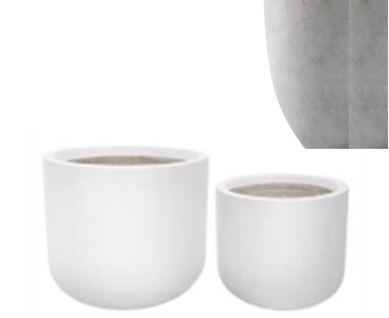 Ghiveci plante H32xD35 cm gri