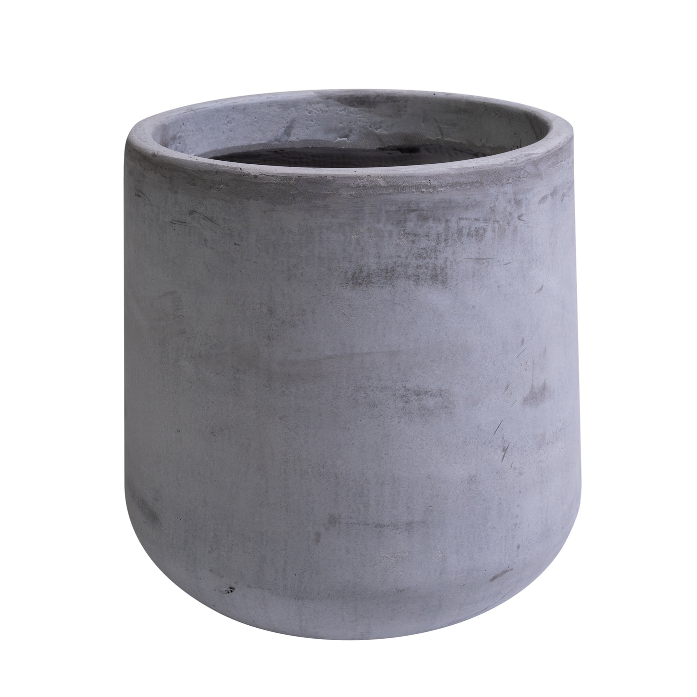 Ghiveci plante H34xD33 cm. gri ciment