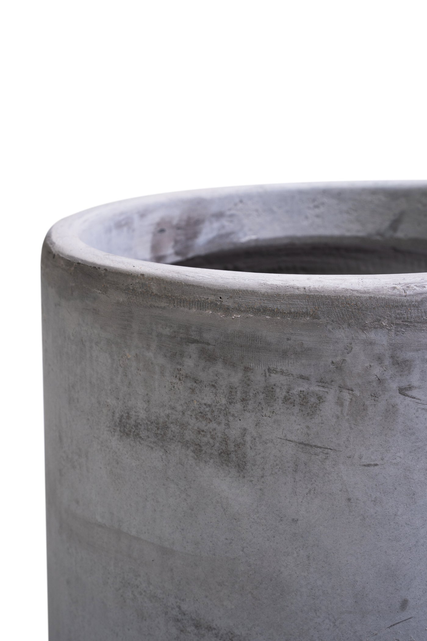 Ghiveci plante H34xD33 cm. gri ciment