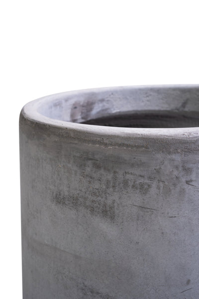 Ghiveci plante H34xD33 cm. gri ciment