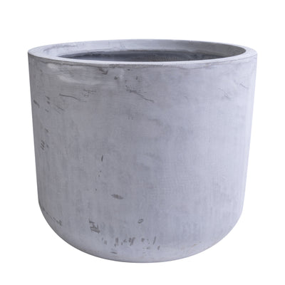 Ghiveci plante H34xD39.5 cm. gri ciment