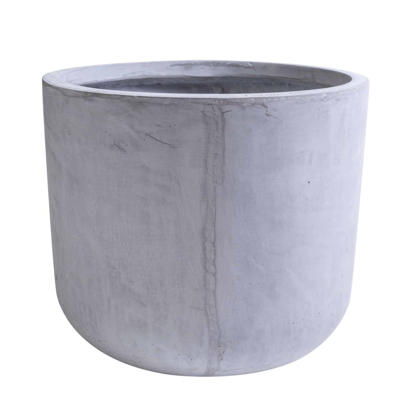 Ghiveci plante H34xD39.5 cm. gri ciment