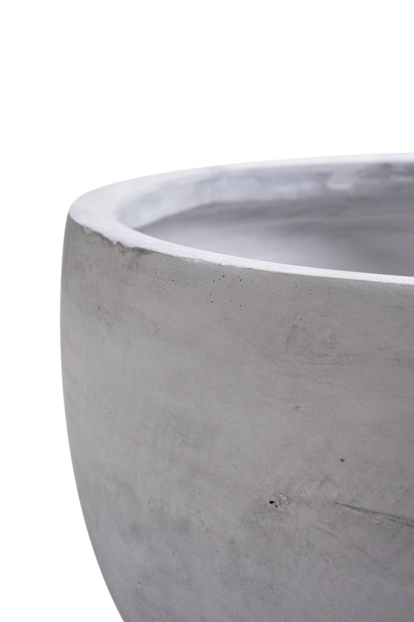 Ghiveci plante H34xD45 cm. gri ciment