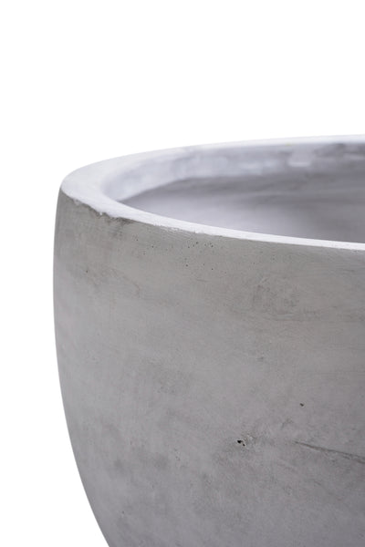 Ghiveci plante H34xD45 cm. gri ciment
