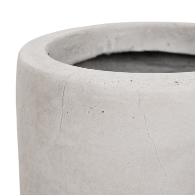 Ghiveci plante H35xD27 cm gri deschis