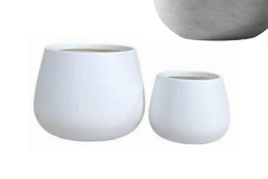 Ghiveci plante H35xD46 cm gri