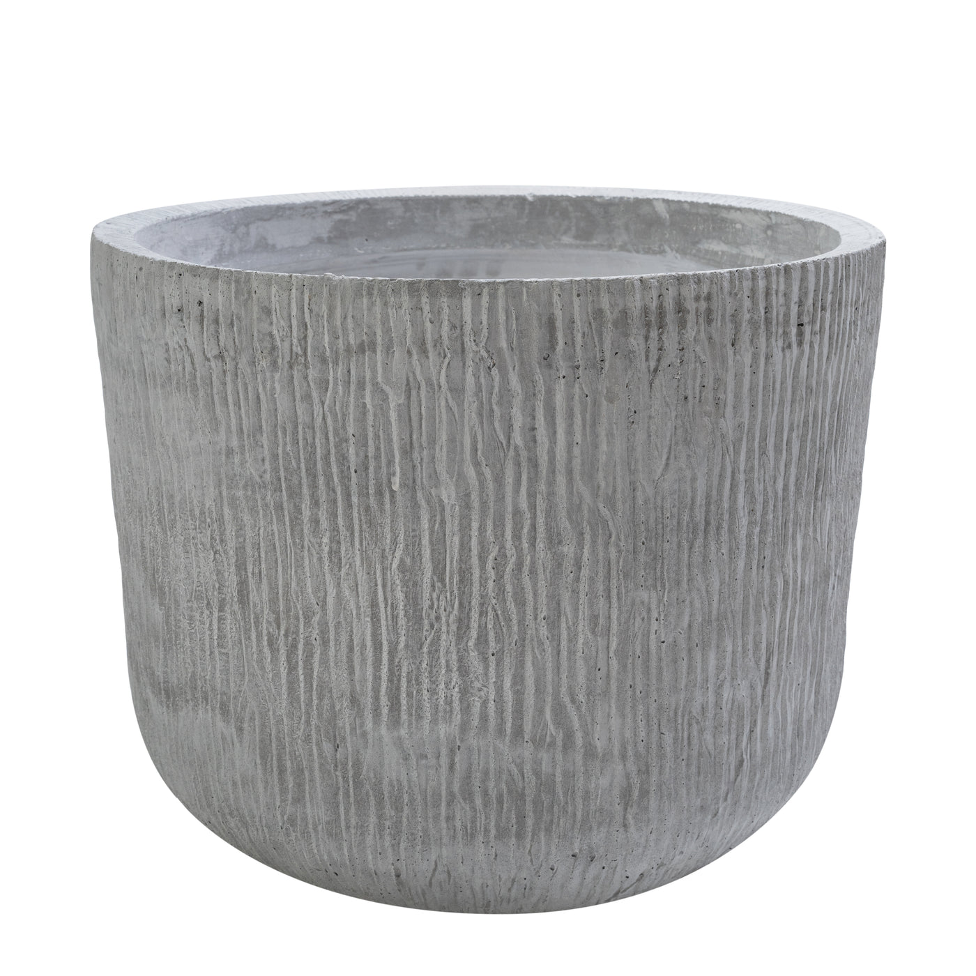 Ghiveci plante H36xD44 cm. gri ciment